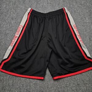 Captain Morgan Mesh Shorts XL Black Red Logo Y2K Streetwear Party Promo